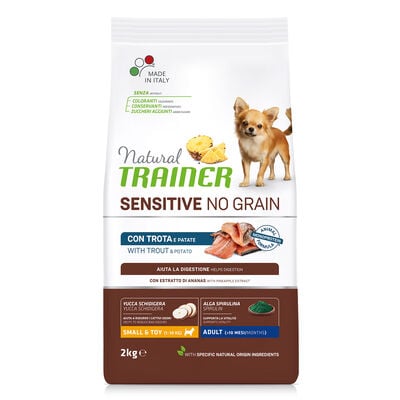 Natural Trainer Sensitive Dog Adult Mini No Grain Trota 2kg
