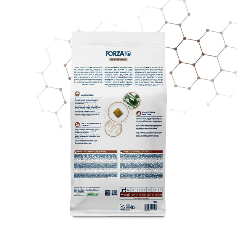 Forza10 Active Vet Diet Dog Intestinal Colon Fase 2 4 kg