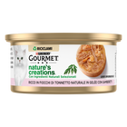 Gourmet Nature's Creations Fiocchi di Tonnetto in Gel&egrave;e con Gamberetti 70gr
