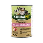 Naturalpet Premium Dog Adult Pat&eacute; ricco in Maiale con mela 400 gr