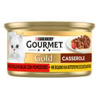 Gourmet Gold Cat Adult Casserole con Manzo, Pollo e Pomodoro 85 gr