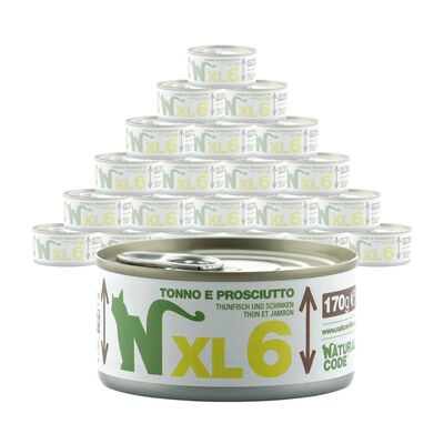 Natural Code Cat XL06 Tonno e Prosciutto 170 gr