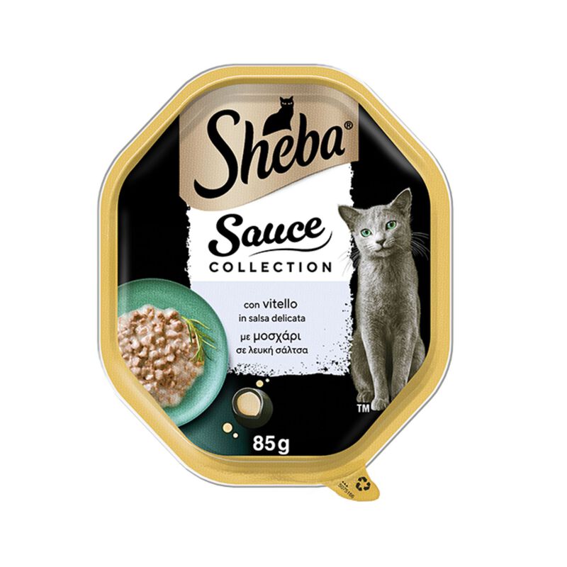 Sheba Cat Sauce Collection Vitello in salsa 85gr