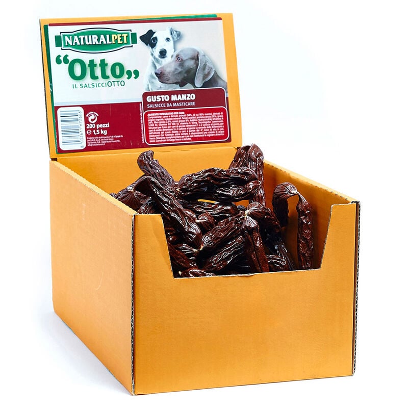 Naturalpet Otto il Salsicciotto gusto Manzo 7 gr