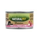 Naturalpet Premium Dog Adult Pat&eacute; ricco in Maiale con mela 150 gr