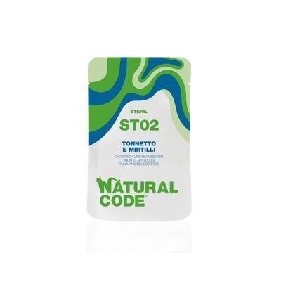 Natural Code Cat Steril 02 Tonnetto e Mirtilli 70 gr