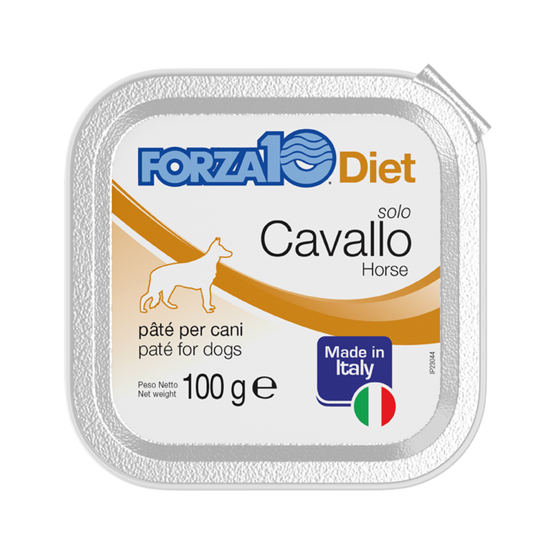 Forza10 Diet Dog Solo Diet pat&eacute; con Cavallo 100 gr