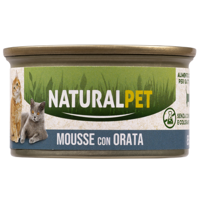 Naturalpet Cat Adult Mousse con Orata 85 gr