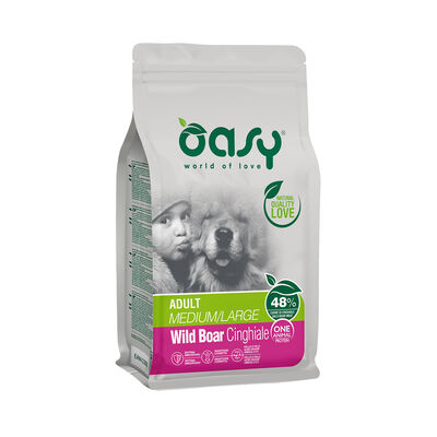 Oasy Dog Adult One Animal Protein M/L Cinghiale 2,5 Kg