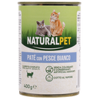 Naturalpet Cat Adult Pat&eacute; Pesce Bianco  400 gr