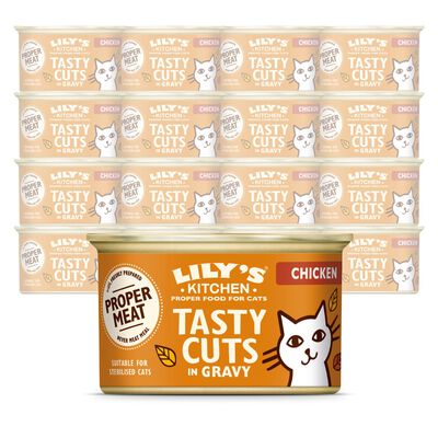 Lily's Kitchen Cat Adult Tasty Cuts Chicken bocconi di Pollo 85 gr