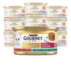 Gourmet Gold Cat Adult Intrecci di Gusto Salmone & Merluzzo 85 gr