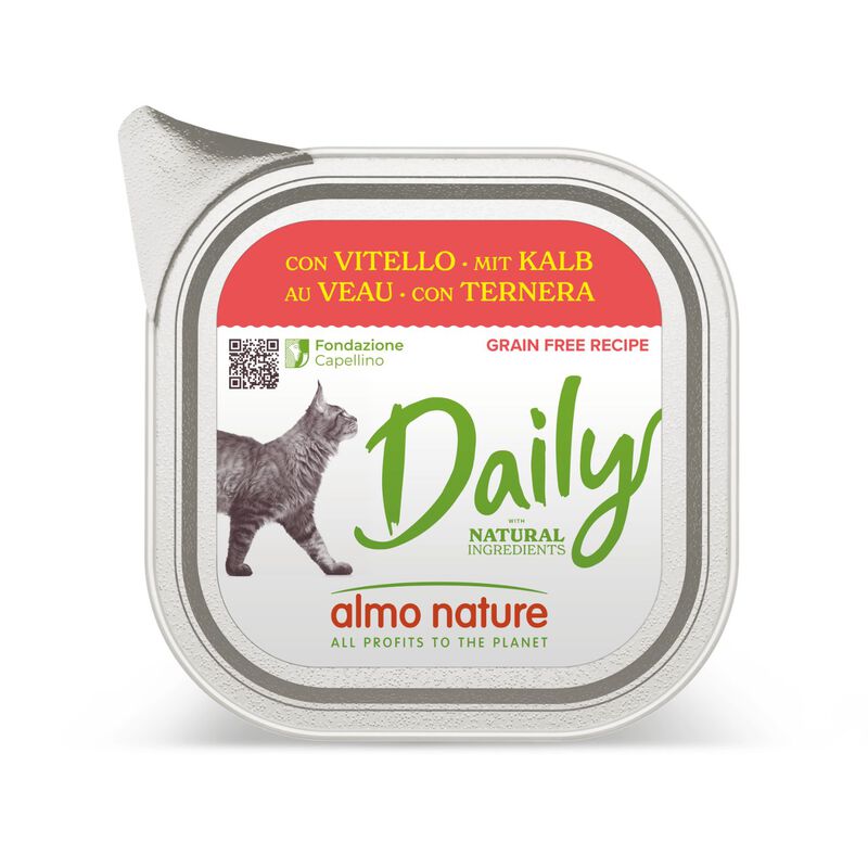 Almo Nature Daily Cat Adult Vitello 100g 