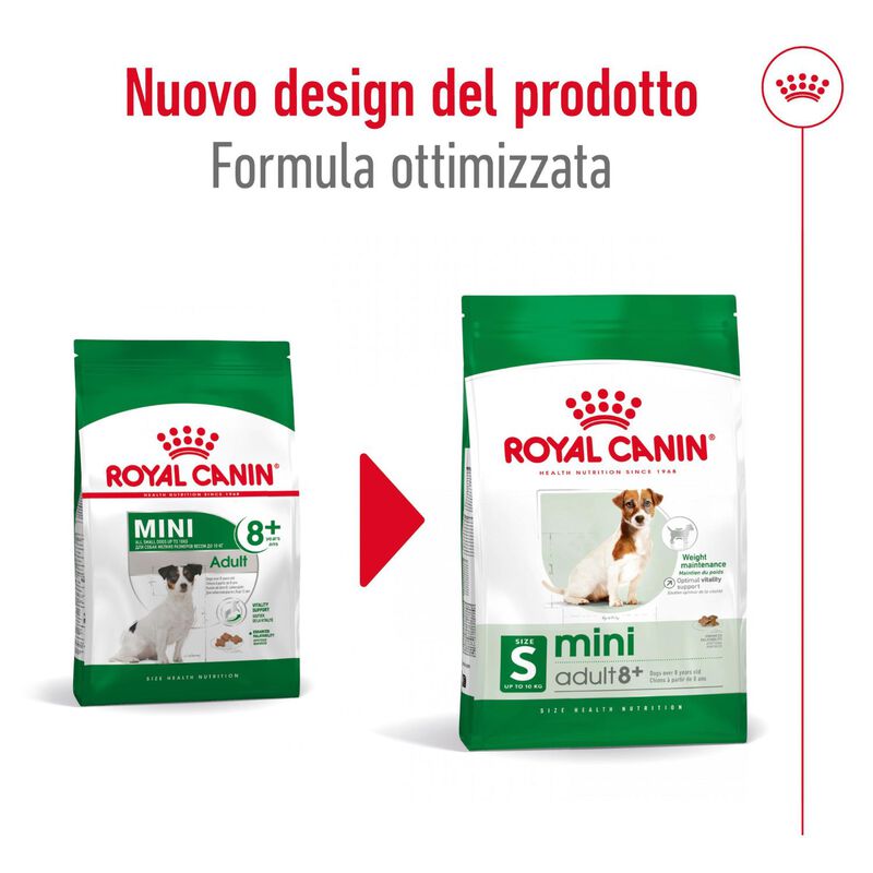 Royal Canin Dog Mini Adult +8 anni 8kg