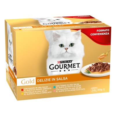 Gourmet Gold Cat Adult Multipack Delizie in Salsa 24 x 85 gr