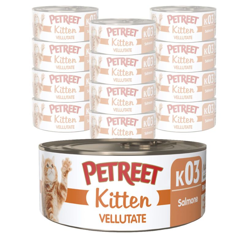 Petreet Cat Kitten Vellutate Salmone 60 gr