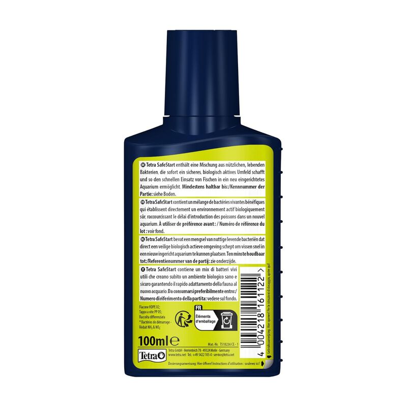 Tetra SafeStart Bacteria 50 ml - Scad 31 Agosto 26
