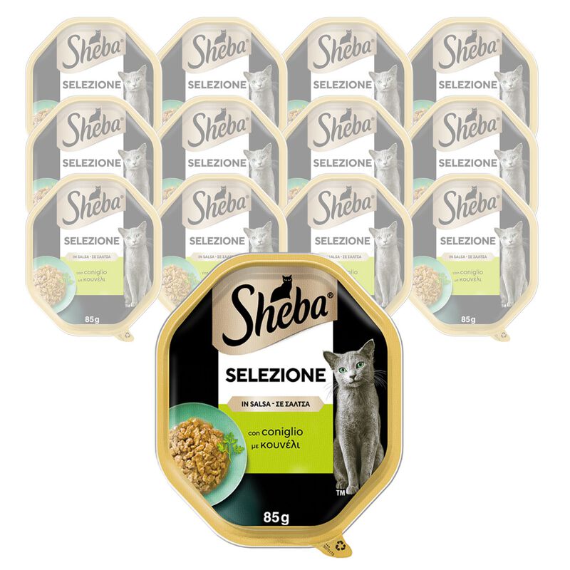 Sheba Cat Selezione in Salsa con Coniglio 85 gr