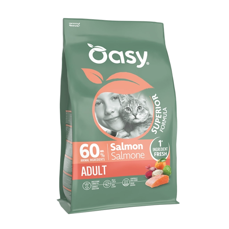 Oasy Superior Formula Cat Adult Salmone 1,5kg