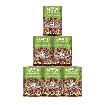 Lily's Kitchen Dog Adult Lamb English Garden Party con Pollo Patate e Fragole 400 gr