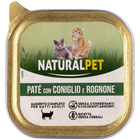 Naturalpet Cat Sterilised pat&eacute; con coniglio e rognone 100gr
