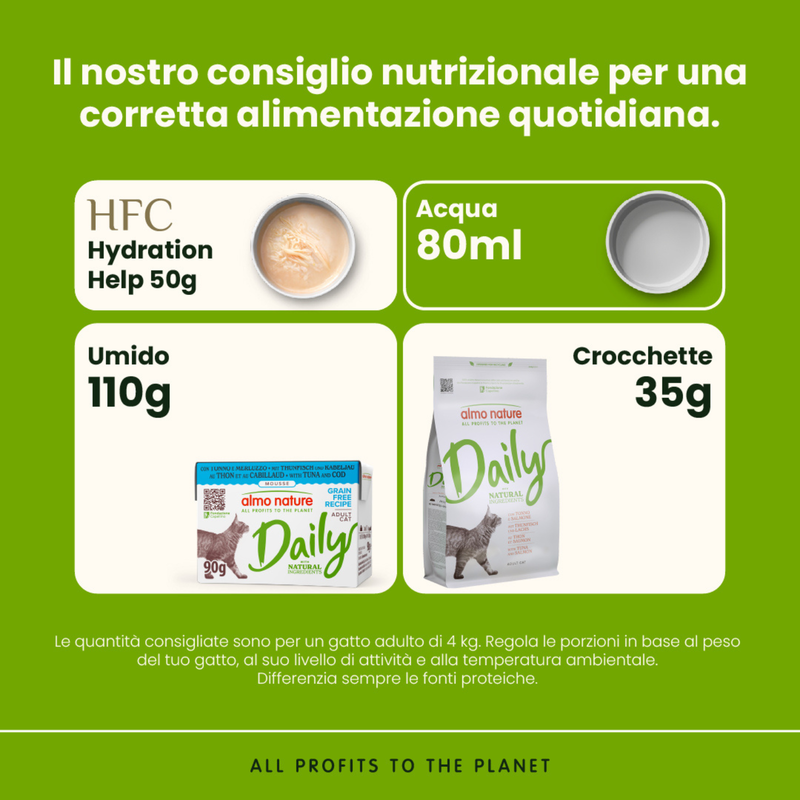 Almo Nature Daily Cat Adult con Tonno e merluzzo 90gr