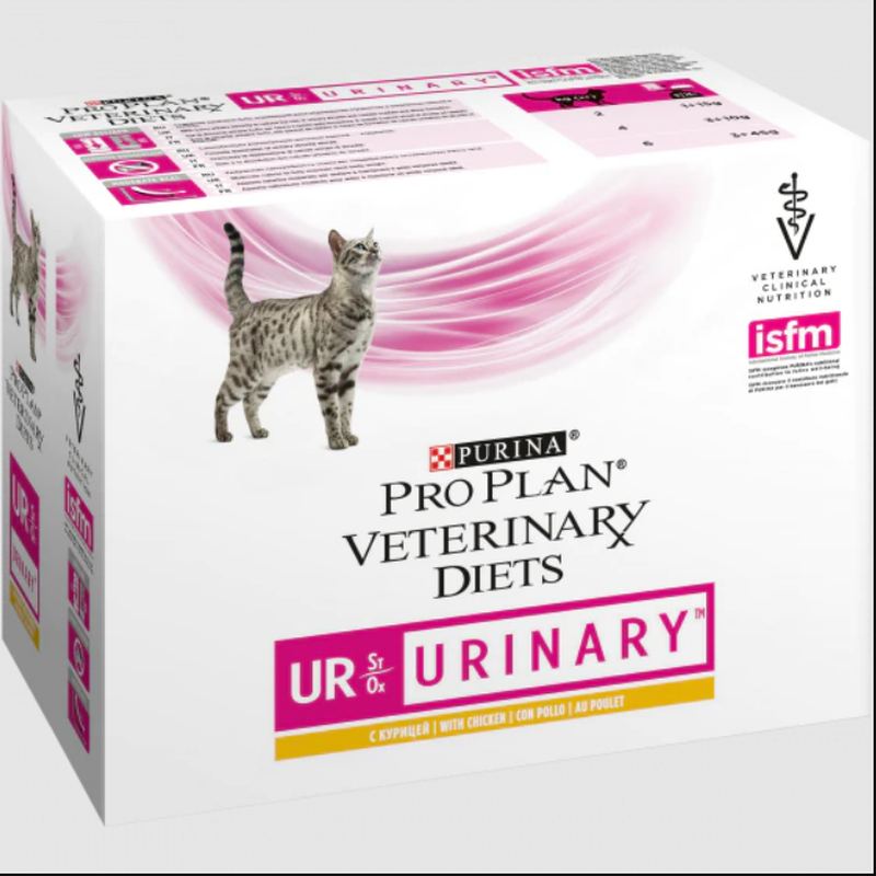 Purina Pro Plan Veterinary Diets Cat UR Urinary St/Ox con pollo 10x85 gr