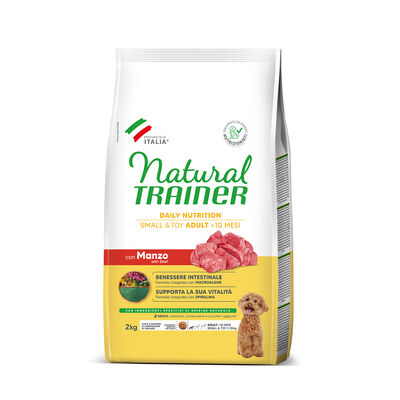 Natural Trainer Daily Nutrition Dog Small&Toy con Manzo 2 kg