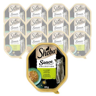 Sheba Cat Sauce Collection con Coniglio e verdure in salsa 85gr