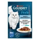 Gourmet Perle Duetti Cat Adult con Pesce dell'Oceano e Tonno 85 gr