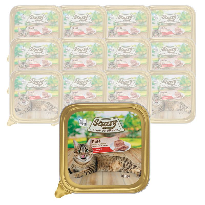 Stuzzy Cat Pat&eacute; con Manzo 100 gr