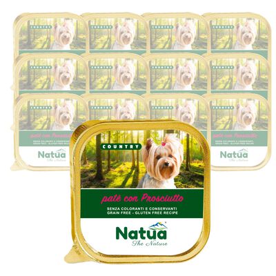 Natua Country Dog Adult Pat&eacute; con prosciutto 100 gr