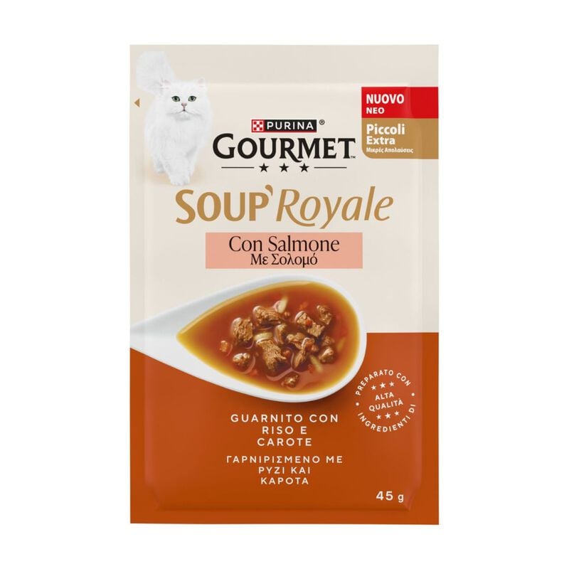 Gourmet Soup Royale cat adult Salmone 45 gr 