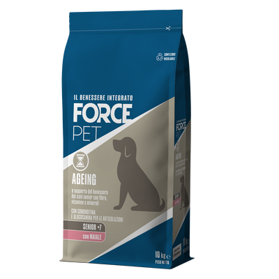 Forcepet Dog Senior + 7 anni Ageing con maiale 10kg