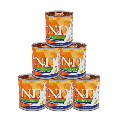 Farmina N&D Pumpkin Dog Puppy Agnello e Mirtillo 285 gr