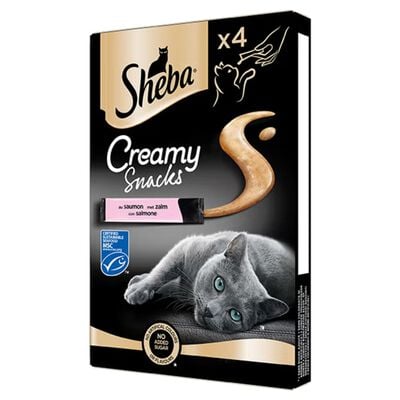 Sheba Creamy Cat Snack Salmone 4 x 12 gr