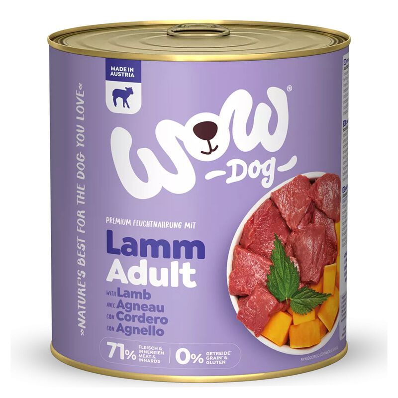 Wow Dog Adult Agnello con Zucca e Ortica 800 gr