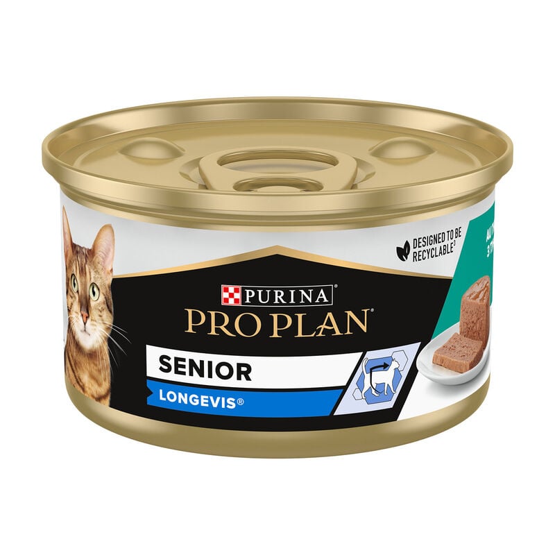 Purina Pro Plan Longevis Cat Adult 7+ Mousse con Tonno 85 gr