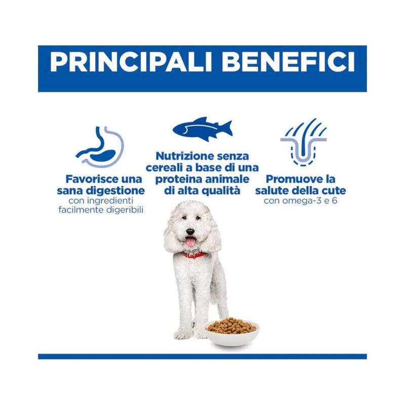 Hill's Science Plan Dog Adult Hypoallergenic Monoprotein Salmone 363gr
