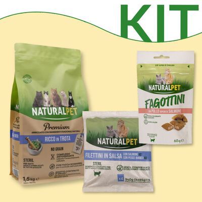 kit degustazione Naturalpet Premium cat adult