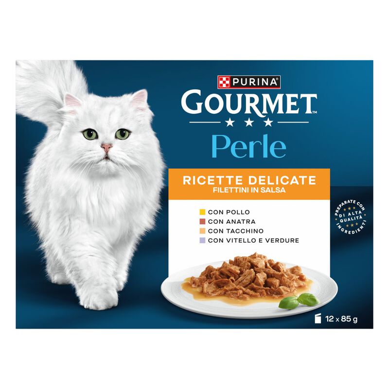 Gourmet Perle Selezione Carni Delicate 12x85g