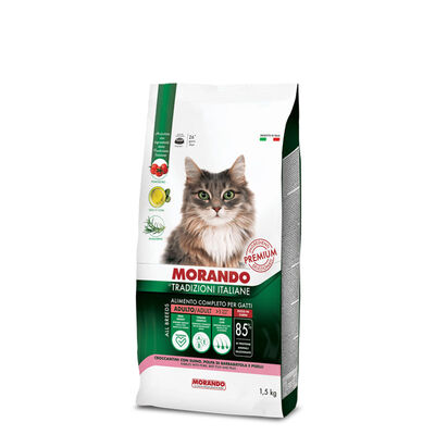 Morando Tradizioni Italiane Cat Adult Maiale, polpa di barbabietola e piselli 1,5kg