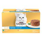 Gourmet Gold Cat Multipack con Tortini al Salmone e Tonno 4pz x 85 gr