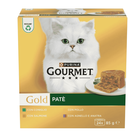 Gourmet Gold Cat Adult pat&eacute; Pollo, Salmone, Coniglio, Agnello & Anatra 85grx24pz
