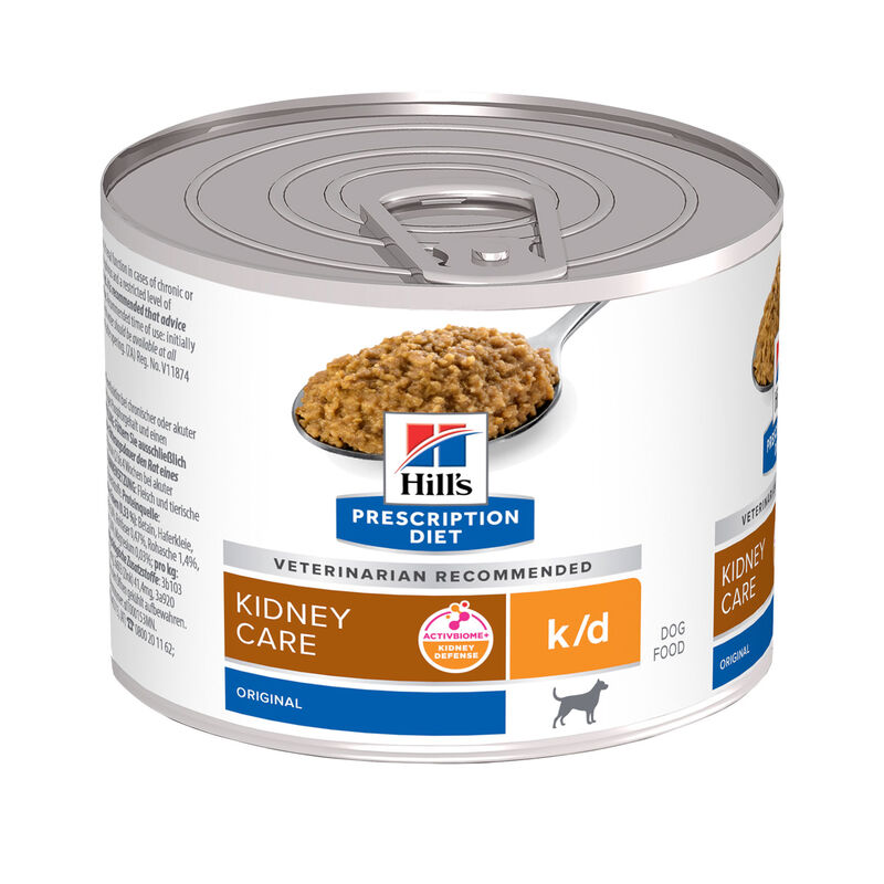 Hill's Prescprition Diet Dog Adult k/d Kidney Care Renal Original 200 gr