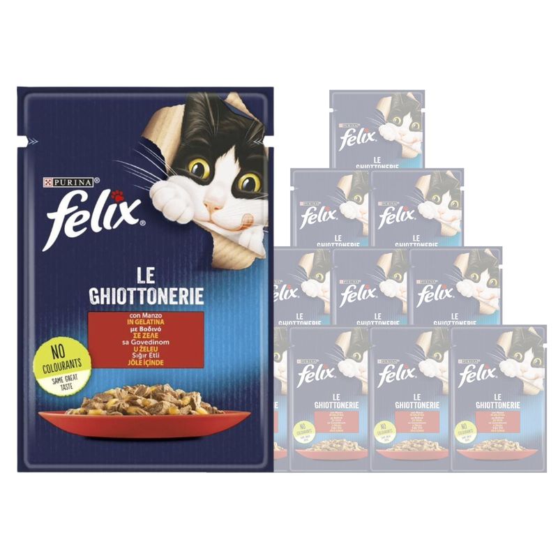 Felix Le Ghiottonerie Cat Adult Con Manzo 85 gr