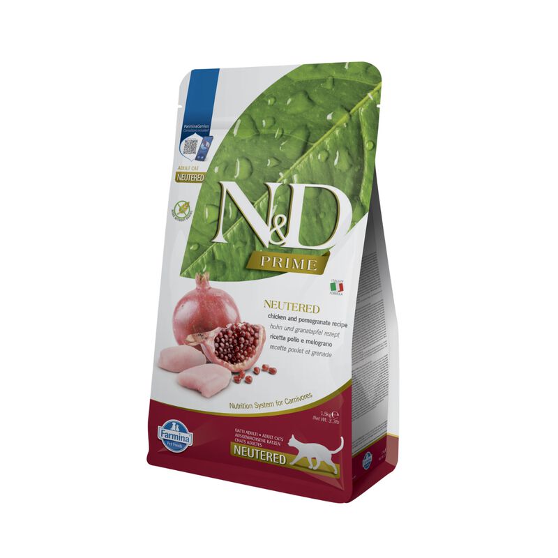 N&D Farmina Prime Cat Neutered Pollo & Melograno 1,5 kg