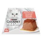 Gourmet Revelation Cat Mousse con Salmone 4 x 57 gr