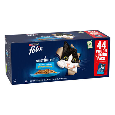 Felix Le Ghiottonerie Selezioni con Pesci in gelatina 44 pz x 85 gr
