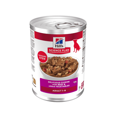 Hill's Science Plan Spezzatino per Cani Adulti con Manzo e verdure 363gr